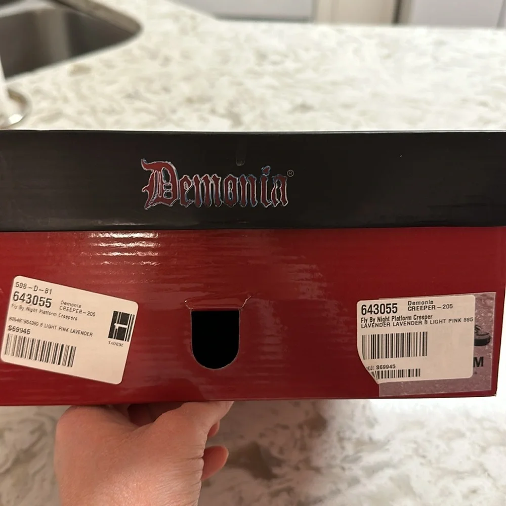 Demonia Women’s Size 8 Purple Shoes